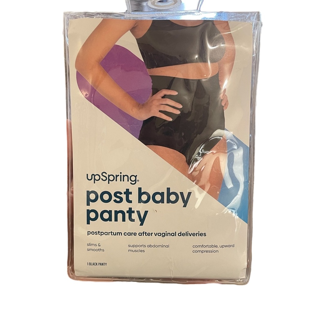 NWT UpSpring Post Baby High Waist
Postpartum Recovery Underwear -
Black - L/XL